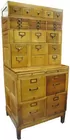 Antq. Oak Filing Unit