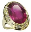14K Ring w/19.8 Carat Ruby