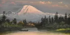 Painting, MOUNT SHASTA, sgd. Thomas Moran