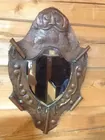 HAND HAMMERED COPPER WITH BEVELED MIRROR