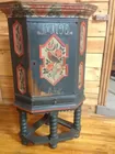 Scandinavian Corner Cabinet Blind Door