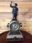 Cast Iron Statue Clock