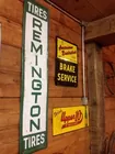 Remington Tires metal sign