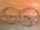 24 Wooden Rim Bicycle Wheels