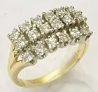14K Yellow Gold & Diamond Ring