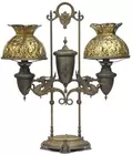 32 in. Tall Antq. Student Lamp