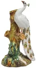 Majolica Vase, Peacock on Tree