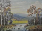 Unsgd. Lg. Painting on Board (as is)