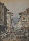 Watercolor on Paper sgd. E. Dayes