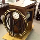 Oak industrial Payroll Clock 
