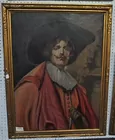 Unsgnd.Oil Painting of Cavalier