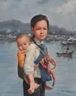 Sgd. Painting David Cheng, 1969