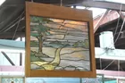 34x33 in. Stained Glass Window