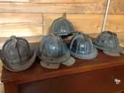 Leather Fireman Helmets