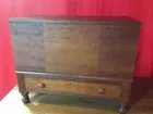 Primitive Cherry Sugar Chest w/bunn feet
