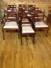 Early Flame Mahogany Chairs