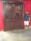 Solid Cherry Beautiful Step-back Cabinet