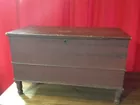 Early Dove Tailed Blanket Chest Painted