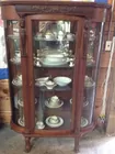 Bow Front China Cabinet