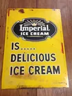 Porcelain Imperial Ice Cream Sign