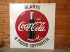 Coca-Cola advertising sign 