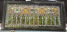 50 x 25 in. Green Stained Glass Window