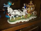 Dresden Horses with Carriage
