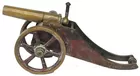 Brass Toy Cannon, sgd. Peter Hornef-1904Y