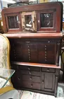 Antq. Mahogany Art Deco Dental Cabinet