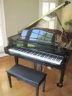 Samick Black Polished Ebony Baby Grand Piano