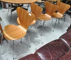 4 Fritz Hansen Modernist Chairs