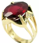 18K Ring w/14.85 Carat Ruby