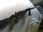 Sten Mark III SMG with several mags