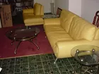 Nicoletti Leather Sofa Set & Tables