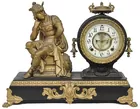 Antq. Figural Clock