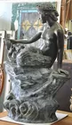 Lg. Bronze Figure of Woman