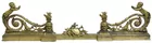 Antq. Bronze Fireplace Fender
