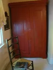 HAND MADE PINE 2 DOOR ARMOIRE