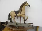 19th C. Wooden rocking horse