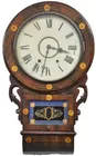 Ornate Antq. Inlaid Wall Clock