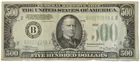 1934-A $500 U.S. Currency Note