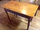 Pine & Maple Drop Leaf Farm Table 1890