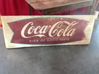 Fishtail Coca-Cola Advertising Sign
