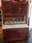 Oak Seller's Kitchen Cabinet