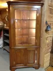 Cherry Henkel-Harris Corner Cabinet