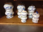 Blue Onion Canister Set
