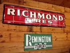 Metal Richmond Tires and Remington tires