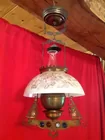 East Lake Victorian Jeweled Oil Lamp