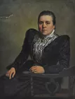 Portrait (torn) sgd. C.F. Harris 1901