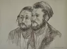 Charcoal & Pastel sgd. Raphael Soyer